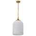 Myhouse Lighting Nuvo Lighting - 60-8666 - One Light Pendant - Solara - Natural Brass