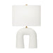 Myhouse Lighting Visual Comfort Studio - HT1081MWC1 - One Light Table Lamp - Aura - Matte White Ceramic