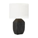 Myhouse Lighting Visual Comfort Studio - HT1101RBC1 - One Light Table Lamp - Sybert - Rough Black Ceramic