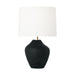 Myhouse Lighting Visual Comfort Studio - HT1111RBC1 - One Light Table Lamp - Cadley - Rough Black Ceramic