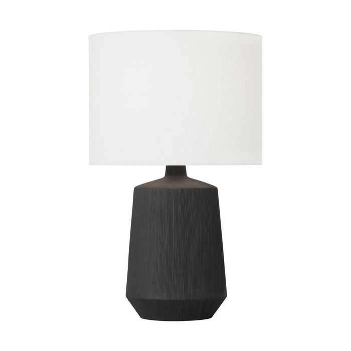 Myhouse Lighting Visual Comfort Studio - HT1131RBC1 - One Light Table Lamp - Panola - Rough Black Ceramic