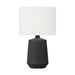 Myhouse Lighting Visual Comfort Studio - HT1131RBC1 - One Light Table Lamp - Panola - Rough Black Ceramic