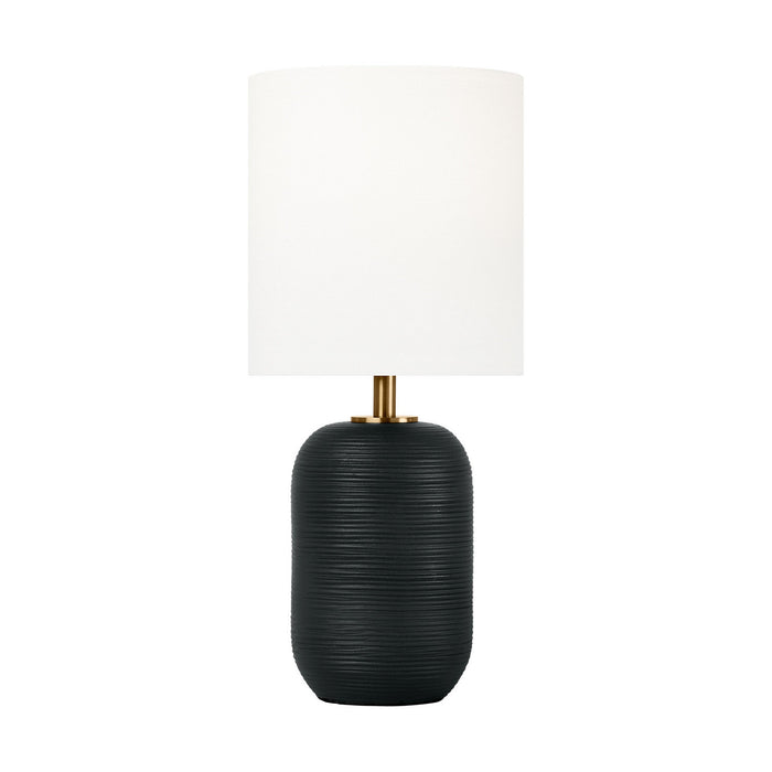 Myhouse Lighting Visual Comfort Studio - HT1141RBC1 - One Light Table Lamp - Fanny - Rough Black Ceramic