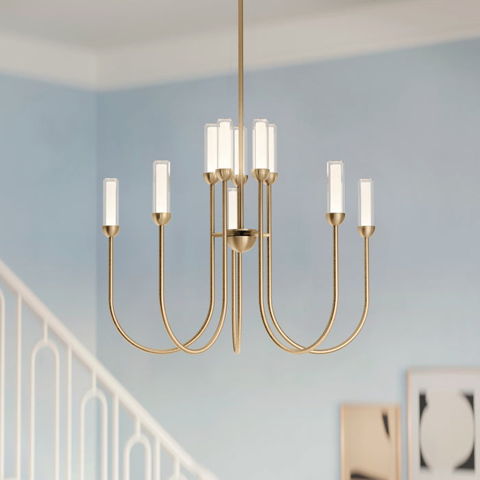 Myhouse Lighting Kichler - 52757CPZLED - LED Chandelier - Moraine - Champagne Bronze
