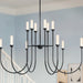 Myhouse Lighting Kichler - 52758BKLED - LED Chandelier - Moraine - Black