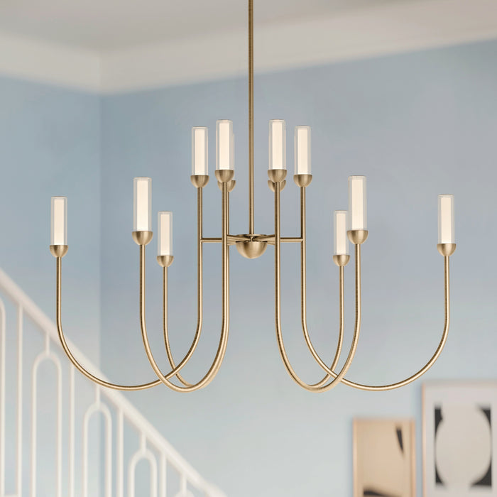 Myhouse Lighting Kichler - 52759CPZLED - LED Chandelier - Moraine - Champagne Bronze