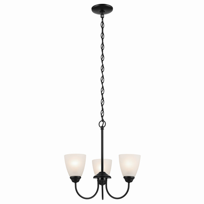 Myhouse Lighting Kichler - 43637BK - Three Light Mini Chandelier - Jolie - Black