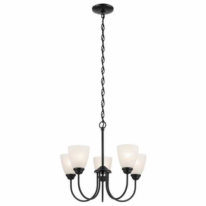 Myhouse Lighting Kichler - 43638BK - Five Light Chandelier - Jolie - Black