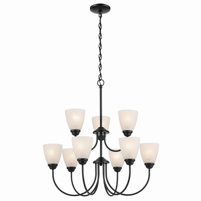 Myhouse Lighting Kichler - 43639BK - Nine Light Chandelier - Jolie - Black
