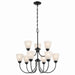 Myhouse Lighting Kichler - 43639BK - Nine Light Chandelier - Jolie - Black