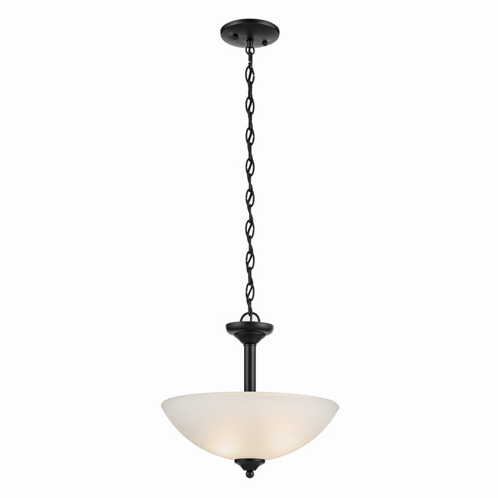 Myhouse Lighting Kichler - 43641BK - Two Light Pendant/Semi Flush - Jolie - Black