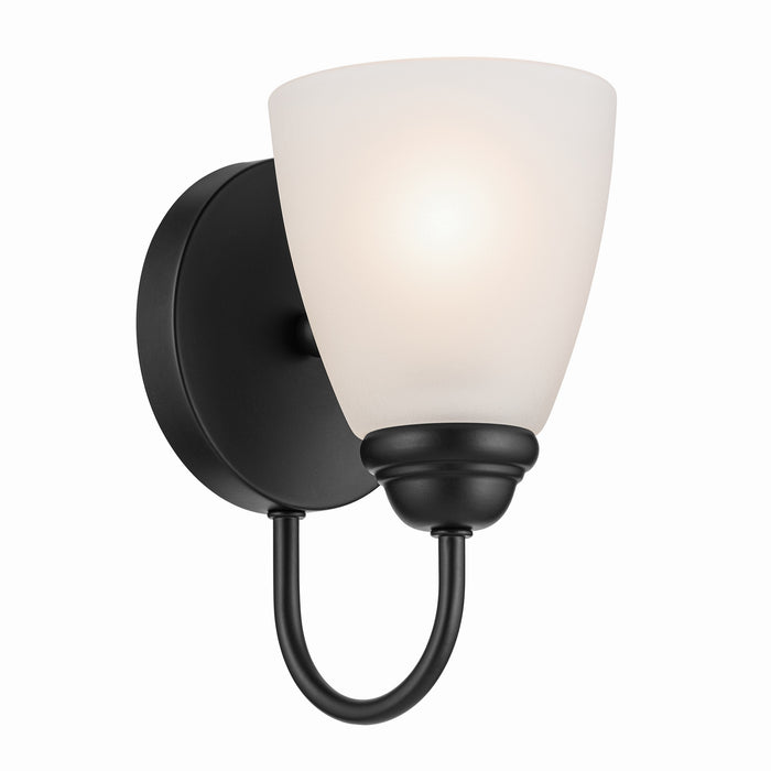 Myhouse Lighting Kichler - 45637BK - One Light Wall Sconce - Jolie - Black