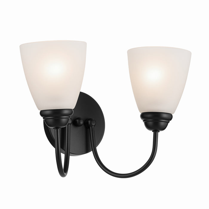 Myhouse Lighting Kichler - 45638BK - Two Light Bath - Jolie - Black