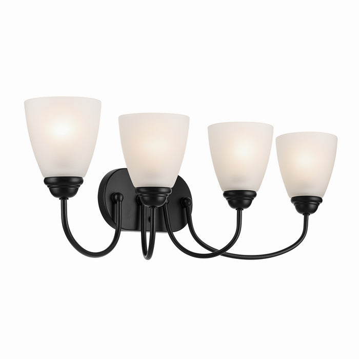 Myhouse Lighting Kichler - 45640BK - Four Light Bath - Jolie - Black