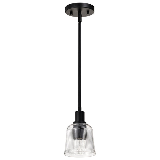 Myhouse Lighting Nuvo Lighting - 60-8605 - One Light Mini Pendant - Grayson - Matte Black