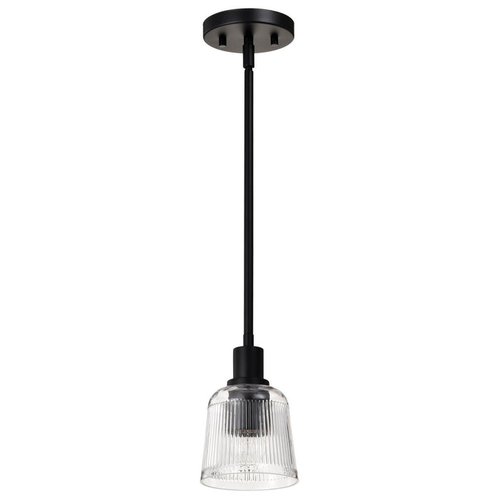 Myhouse Lighting Nuvo Lighting - 60-8605 - One Light Mini Pendant - Grayson - Matte Black