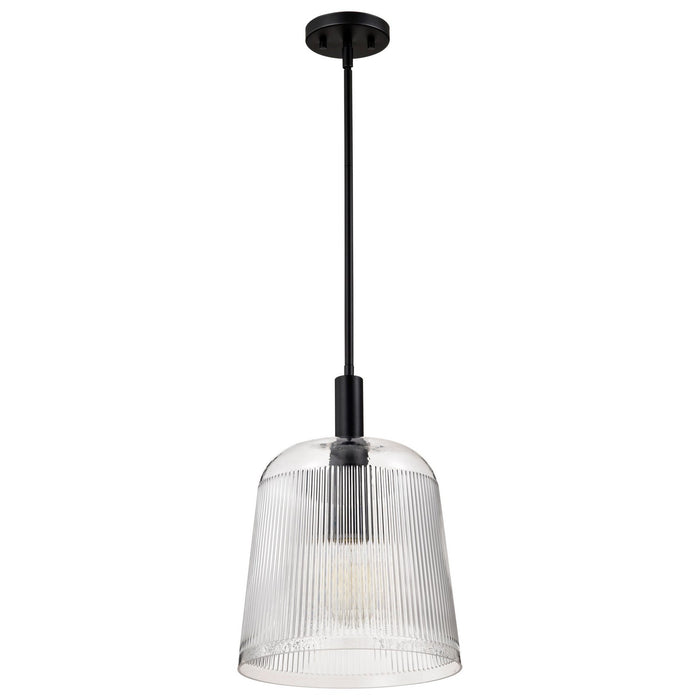 Myhouse Lighting Nuvo Lighting - 60-8607 - One Light Pendant - Grayson - Matte Black