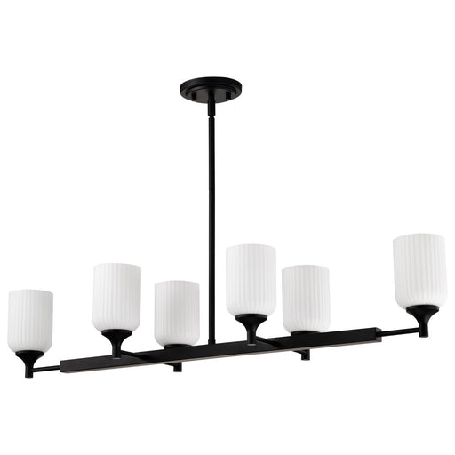 Myhouse Lighting Nuvo Lighting - 60-8649 - Six Light Island Pendant - Solara - Matte Black
