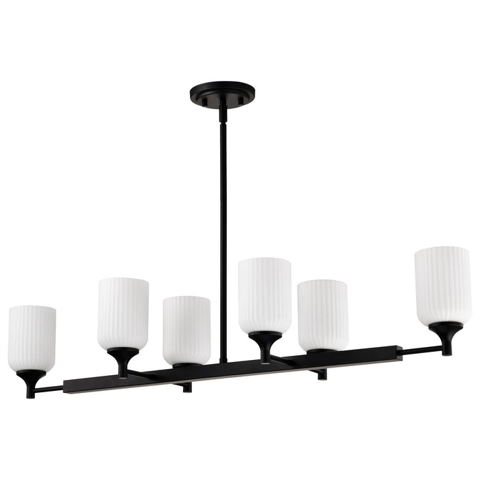 Myhouse Lighting Nuvo Lighting - 60-8649 - Six Light Island Pendant - Solara - Matte Black