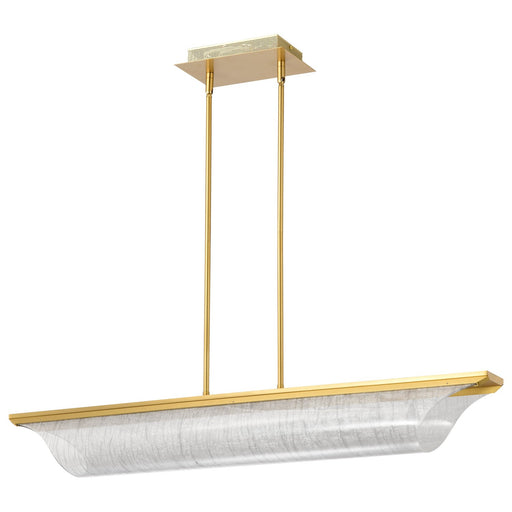 Myhouse Lighting Nuvo Lighting - 62-2411 - LED Island Pendant - Idris - Vintage Brass