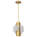 Myhouse Lighting Nuvo Lighting - 62-2412 - LED Pendant - Idris - Vintage Brass