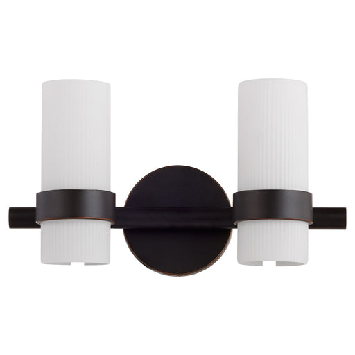 Myhouse Lighting Quorum - 5169-2-36 - Two Light Vanity - Sojourn - Bronze