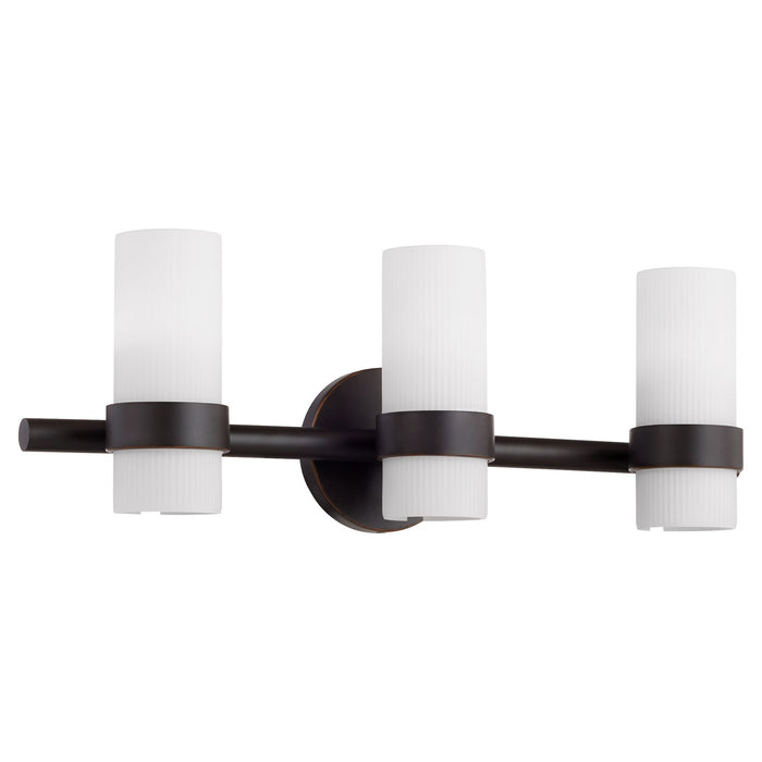 Myhouse Lighting Quorum - 5169-3-36 - Three Light Vanity - Sojourn - Bronze