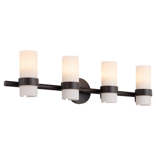 Myhouse Lighting Quorum - 5169-4-36 - Four Light Vanity - Sojourn - Bronze