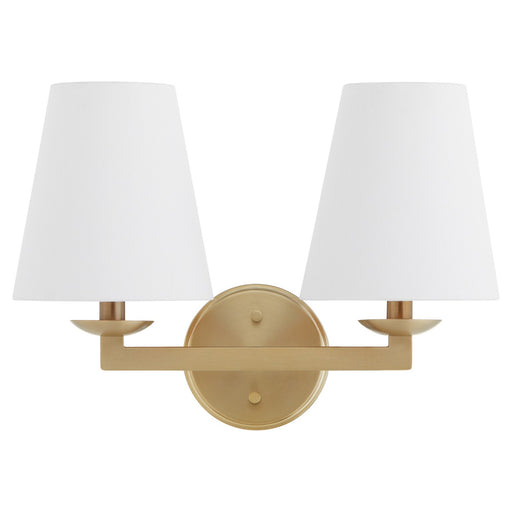 Myhouse Lighting Quorum - 5562-2-80 - Wall Mount - Karnes - Aged Brass