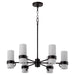 Myhouse Lighting Quorum - 6169-6-36 - Six Light Chandelier - Sojourn - Bronze