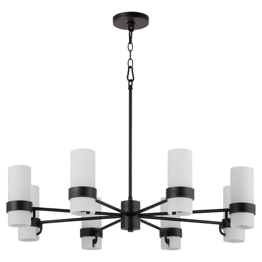 Myhouse Lighting Quorum - 6169-8-36 - Eight Light Chandelier - Sojourn - Bronze