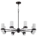 Myhouse Lighting Quorum - 6169-8-36 - Eight Light Chandelier - Sojourn - Bronze