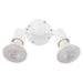 Myhouse Lighting Quorum - 694-2-6 - Two Light Wall Mount - White