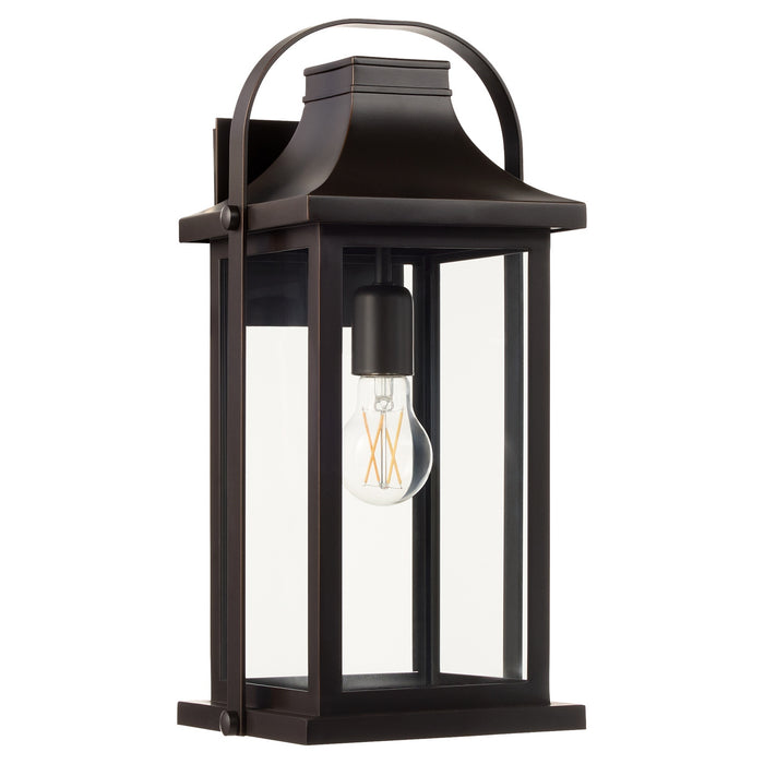 Myhouse Lighting Quorum - 741-17-36 - One Light Lantern - Downey - Bronze