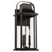 Myhouse Lighting Quorum - 741-23-36 - Three Light Lantern - Downey - Bronze