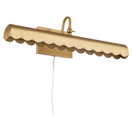 Myhouse Lighting Quorum - 9562-80 - LED Picture Light - Karnes - Aged Brass