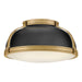 Myhouse Lighting Hinkley - 46353BK-LCB - LED Flush Mount - Barton - Black
