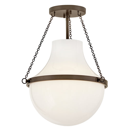 Myhouse Lighting Hinkley - 46891HZ - LED Semi-Flush Mount - Collins - Heritage Bronze