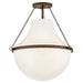 Myhouse Lighting Hinkley - 46893HZ - LED Semi-Flush Mount - Collins - Heritage Bronze