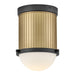 Myhouse Lighting Hinkley - 47591BK-LCB - LED Semi-Flush Mount - Kieran - Black