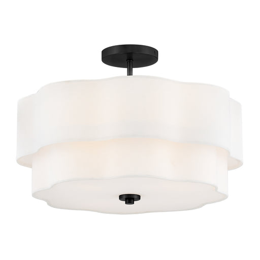 Myhouse Lighting Hinkley - 47733BK - LED Semi-Flush Mount - Gwen - Black