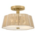 Myhouse Lighting Hinkley - 48581LCB - LED Semi-Flush Mount - Sasha - Lacquered Brass