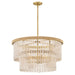 Myhouse Lighting Hinkley - 48604LCB - LED Chandelier - Indra - Lacquered Brass