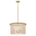Myhouse Lighting Hinkley - 48607LCB - LED Convertible Semi-Flush Mount - Indra - Lacquered Brass