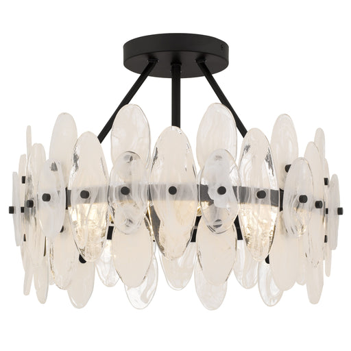 Myhouse Lighting Quoizel - ABI1718MBK - Four Light Semi-Flush Mount - Abigail - Matte Black
