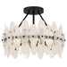 Myhouse Lighting Quoizel - ABI1718MBK - Four Light Semi-Flush Mount - Abigail - Matte Black