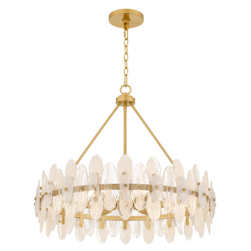 Myhouse Lighting Quoizel - ABI2828BRG - Six Light Pendant - Abigail - Brushed Gold