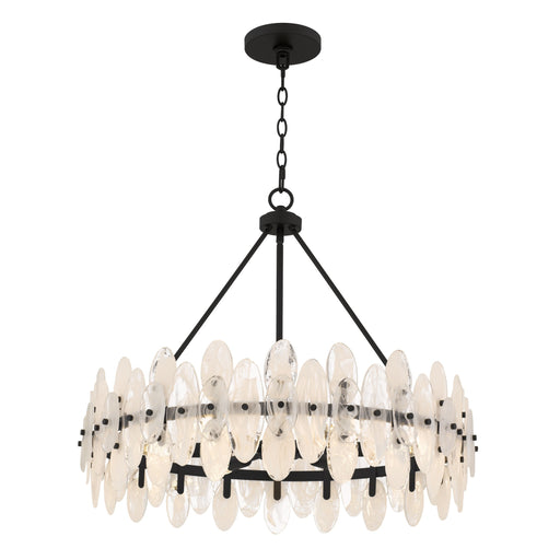 Myhouse Lighting Quoizel - ABI2828MBK - Six Light Pendant - Abigail - Matte Black