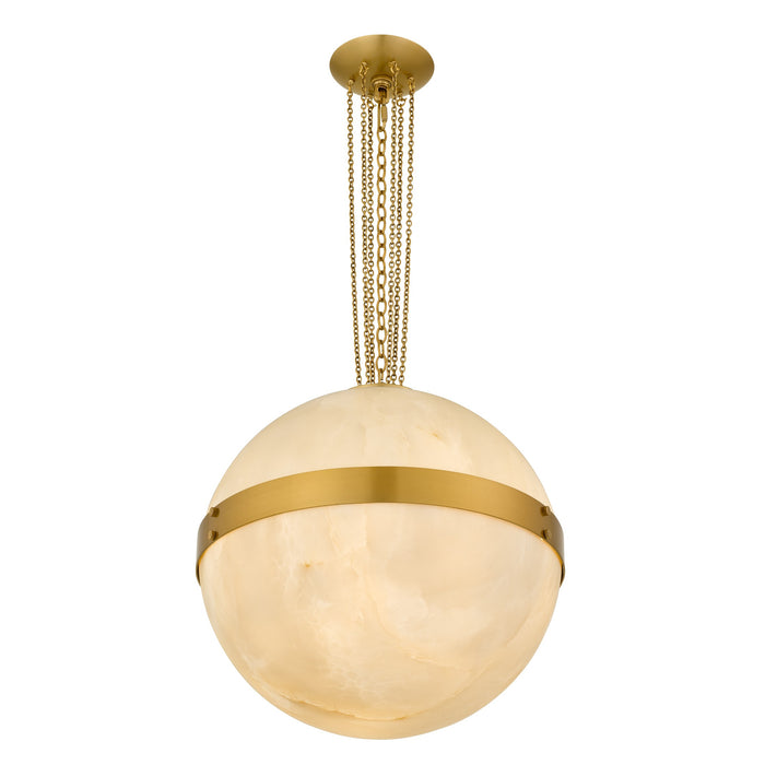Myhouse Lighting Quoizel - AMT1816BRG - Three Light Pendant - Amato - Brushed Gold