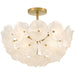 Myhouse Lighting Quoizel - AUD1718BRG - Four Light Semi-Flush Mount - Audrey - Brushed Gold
